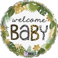Jungle Welcome Baby 18" Foil Balloon 