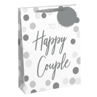 To The Happy Couple Medium Gift Bags 6ct