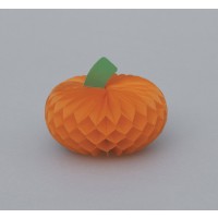 Pumpkin Mini Honeycomb Decorations 4ct
