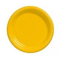 Sunflower Yellow 9" Round Plates
