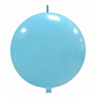 32" Sky Blue Linking Balloon 1Ct