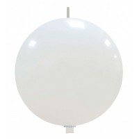 32" White Linking Balloon 1Ct