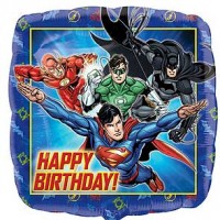 Justice League Happy Birthday - 18" Foil Balloon