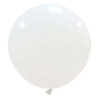 32" White Latex Balloon 1ct
