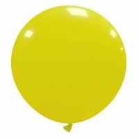 32" Yellow Latex Balloon 1ct