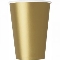Gold 9 OZ Cups 14 CT.