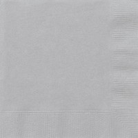 Silver Luncheon Napkins 20 CT.