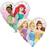 Disney Princess Heart - 18" Foil Balloon