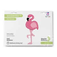 Special Delivery Flamingo 5 Foot Supershape Foil Balloon