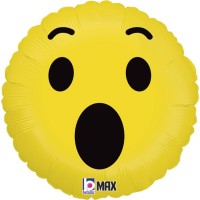 Emoji Wow 18" Foil Balloon
