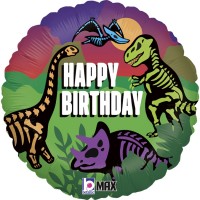 Jurassic Dinosaur Birthday 18" Foil Balloon
