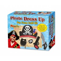 Foam Pirate Dress Up Craft Kit Boxed