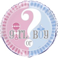 Gender Reveal 18'' Foil Balloon