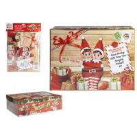 Elf Design Medium Christmas Eve Box 21 X 32 X 11CM