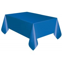 Royal Blue Plastic Tablecover 54"x108"