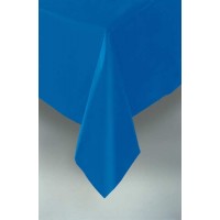 Royal Blue Plastic Tablecloth 54"x108"