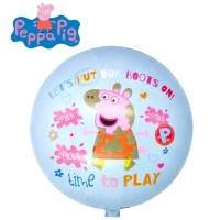 Time To Play Peppa Pig 18" Foil Balloon Unpackaged