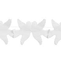 Paper Doves Garland 6m 