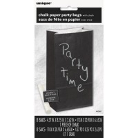 Chalk Paper Party Bags 8ct