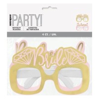 Bride To Be Novelty Glasses 4ct.