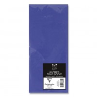 6 Sheet Tissue Paper Dark Blue 