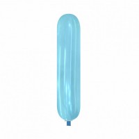 Crystal Blue 67" Giant Banner Latex Balloon 1Ct