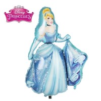 Princess Cinderella Shape 35" Foil Balloon Unpackaged