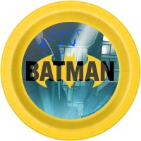 Batman 7" Plates 8ct