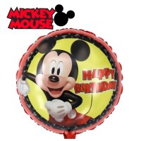 Mickey Mouse Happy Birthday 18" Foil Balloon Unpackaged