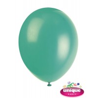 Unique 12" Fern Green Latex Balloons 10 CT.