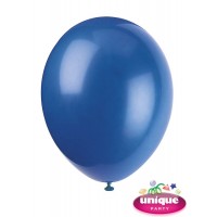 Unique 12" Evening Blue Latex Balloons 10 CT.