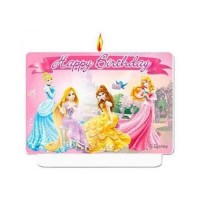 Disney Princess Happy Birthday Candle