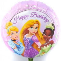 Disney Princess Happy Birthday 18" Foil Balloon (UNPACKAGED)