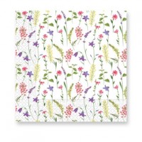 Aromatic Mixed Flowers 3-ply Paper Napkins 33X33cm 20ct