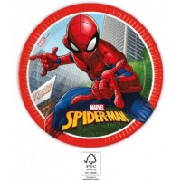 Spiderman Crime Fighter Paper Plates 23cm 8ct