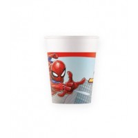 Spiderman Crime Fighter Paper Cups 200ml 8ct
