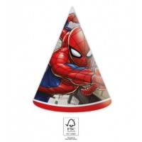 Spiderman Crime Fighter Party Hats 6ct