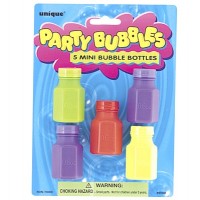 5 Mini Bubble Bottles