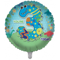 Age 3 Birthday Boy 18" Foil Balloon