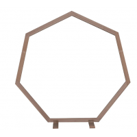 Heptagon KD Wooden Arch Natural - 223cm
