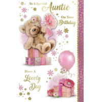 Happy Birthday - Auntie - Pack Of 12