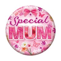 Special Mum Small Badges 6ct (5.5cm)
