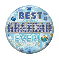 Best Grandad Ever Small Badges 6ct (5.5cm)