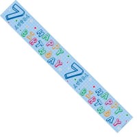 Male 7th Birthday Banner (Pack of 6)