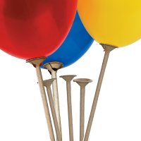Bio Degradable Balloon Cups and Sticks 100ct
