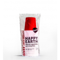 Red Cups - Happy Earth - 10CT (Box of 8)