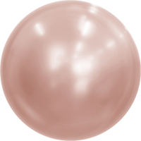 Metallic Chrome Rose Gold 24" Bubble Balloon (Single Package)