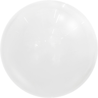 Metallic White 24" Bubble Balloon (Single Package)