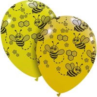 Summer Bees 12" Latex Balloons 25Ct