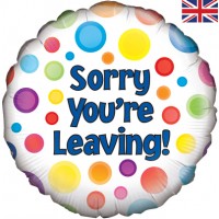Sorry You're Leaving - 18" foil balloon